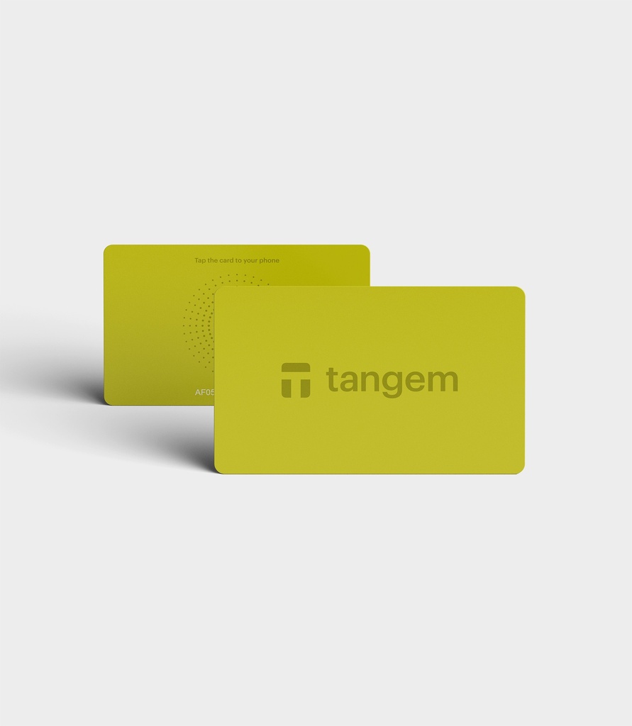 TANGEM CRYPTO HARDWARE WALLET 2.0 (PACK OF 3 CARDS)