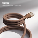 MOMAX MAG LINK 100W USB-C TO USB-C MAGNETIC CABLE 1M
