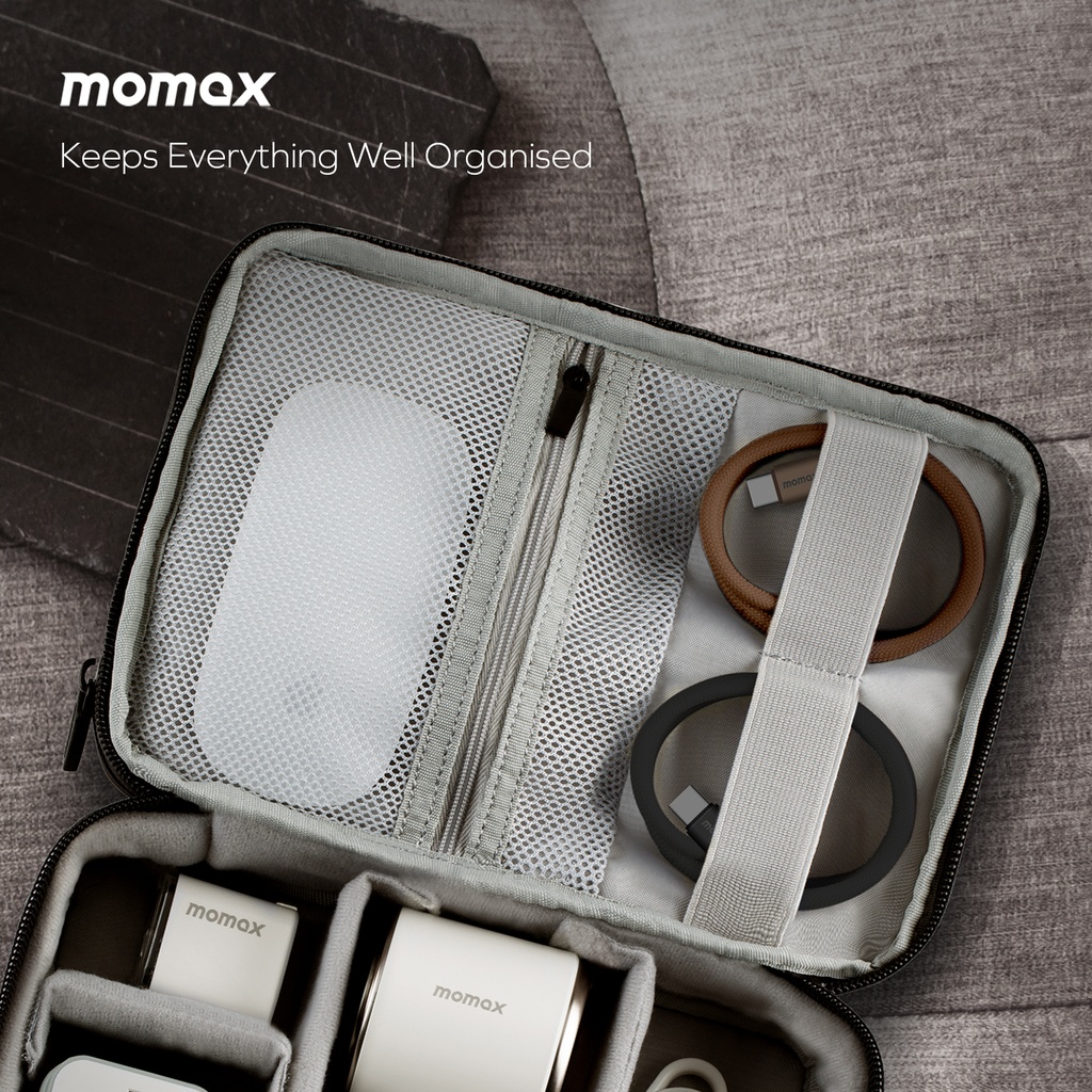 MOMAX MAG LINK 100W USB-C TO USB-C MAGNETIC CABLE 1M