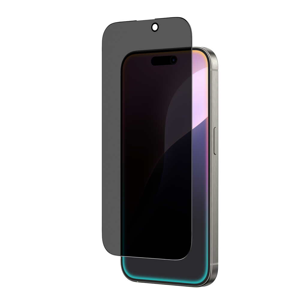 AT IPHONE 16 PLUS 6.7 2.5D PRIVACY GLASS WITH SLEEVE PACKAGING