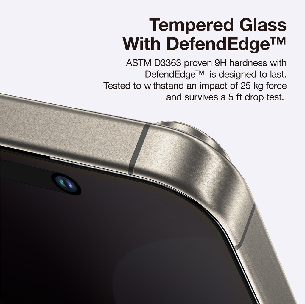 AT IPHONE 16 PRO MAX 6.9 2.75D FULLY COVERED RADIX PRIVACY GLASS