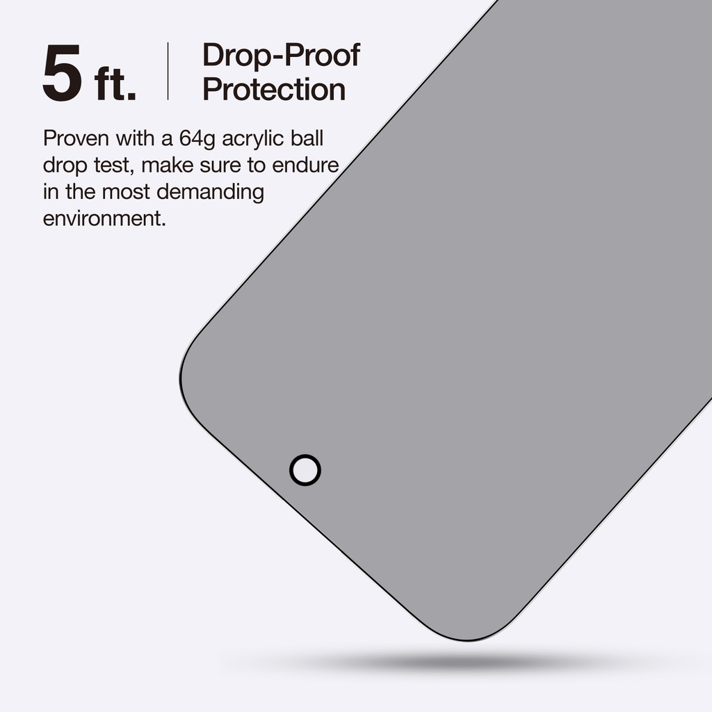 AT IPHONE 16 PRO MAX 6.9 2.75D FULLY COVERED RADIX PRIVACY GLASS