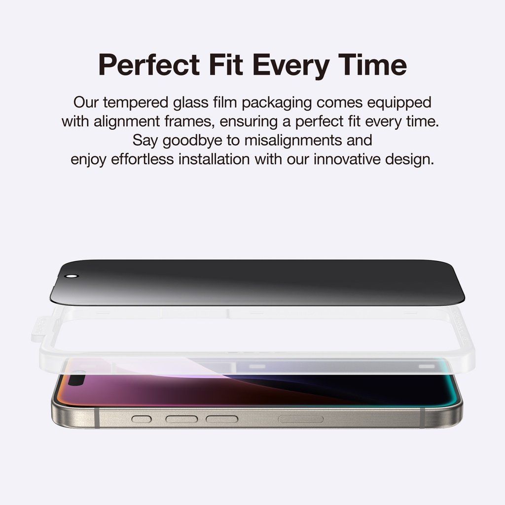 AT IPHONE 16 PRO MAX 6.9 2.75D FULLY COVERED RADIX PRIVACY GLASS