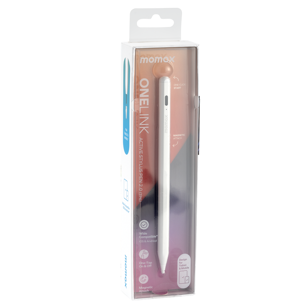 MOMAX ONELINK ACTIVE 2.0 STYLUS PEN FOR IOS & ANDROID