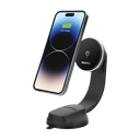 MOMAX Q.MAG MOUNT 5 15W MAGNETIC WIRELESS CHARGING CAR MOUNT (SUCTION CUP MOUNT)