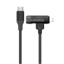 MOMAX 1-LINK FLOW DUO 2IN1 USB-C TO USB-C+LIGHTNING CABLE 1.5M