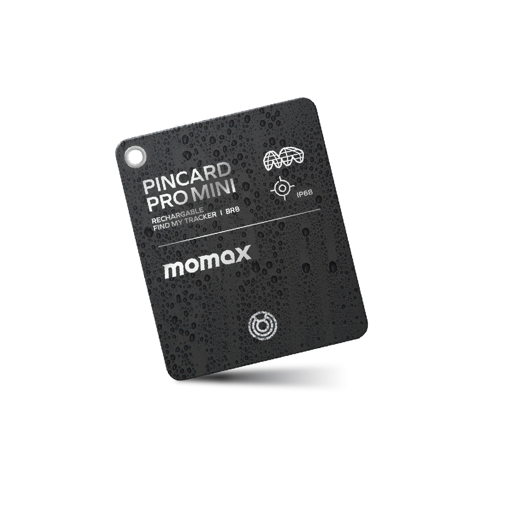 MOMAX PINCARD MINI FINDMY GPS TRACKER WITH WIRELESS CHARGING