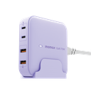 MOMAX ONE PLUG PD 70W GAN 4 PORTS DESKTOP CHARGER UK