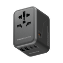MOMAX 1-WORLD 70W GAN AC TRAVEL ADAPTOR