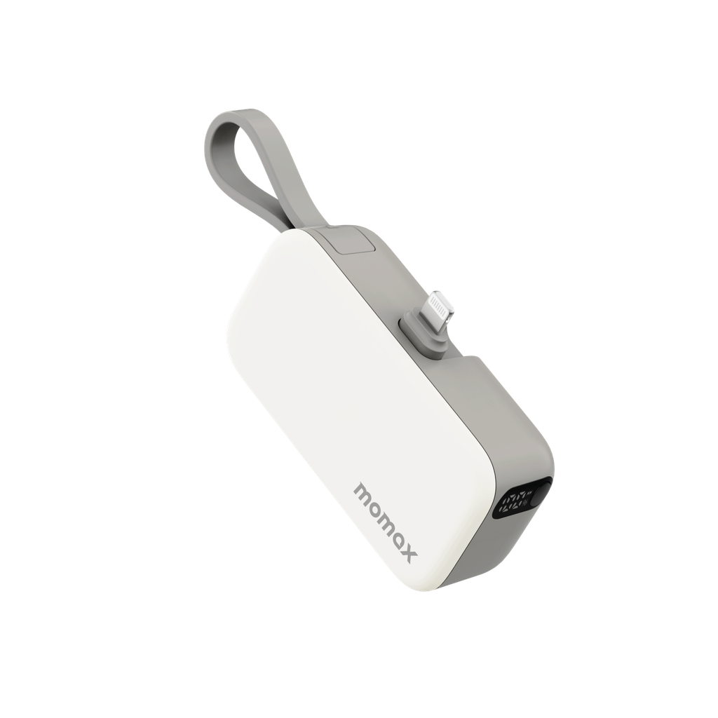 MOMAX 1-POWER MINI 5000mAh 3IN1 POWER BANK WITH LIGHTNING PLUG