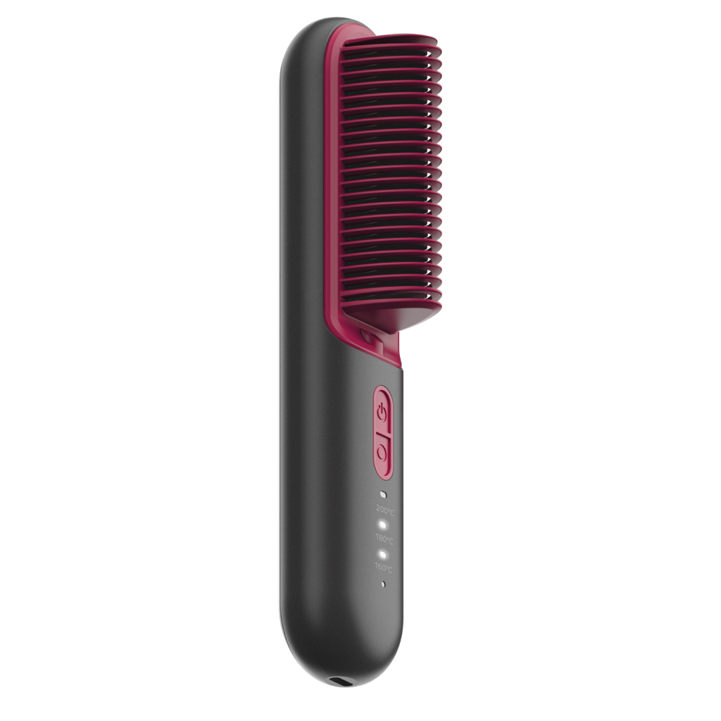MOMAX ULTRA SLEEK CORDLESS HAIR STRAIGHTENER BRUSH