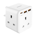 MOMAX ONEPLUG 3 OUTLET CUBE EXTENSION SOCKET WITH USB