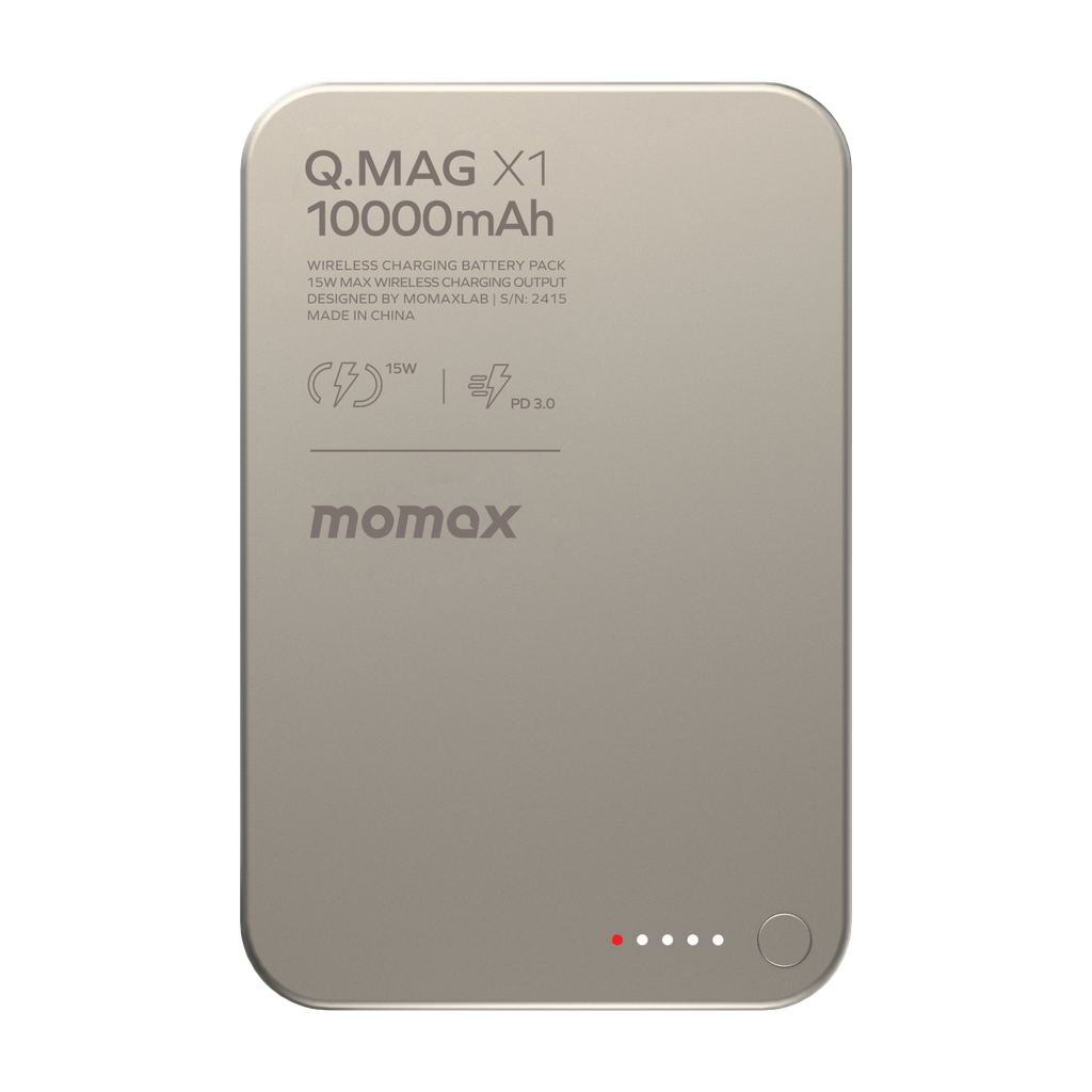 MOMAX Q.MAG X1 10000mAh GEN2 15W MAGSAFE WIRELESS POWER BANK