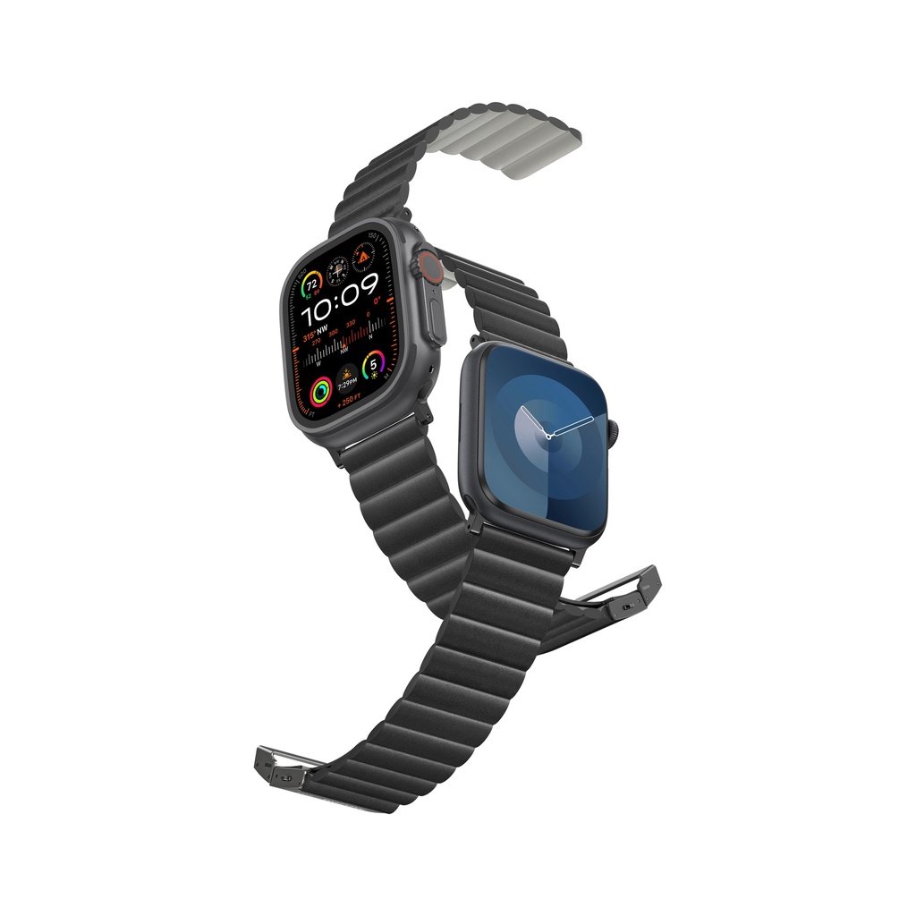 AT GLAMOUR SENSE LEATHER BAND WITH TITANLINK FOR APPLE WATCH (ALL SIZES)