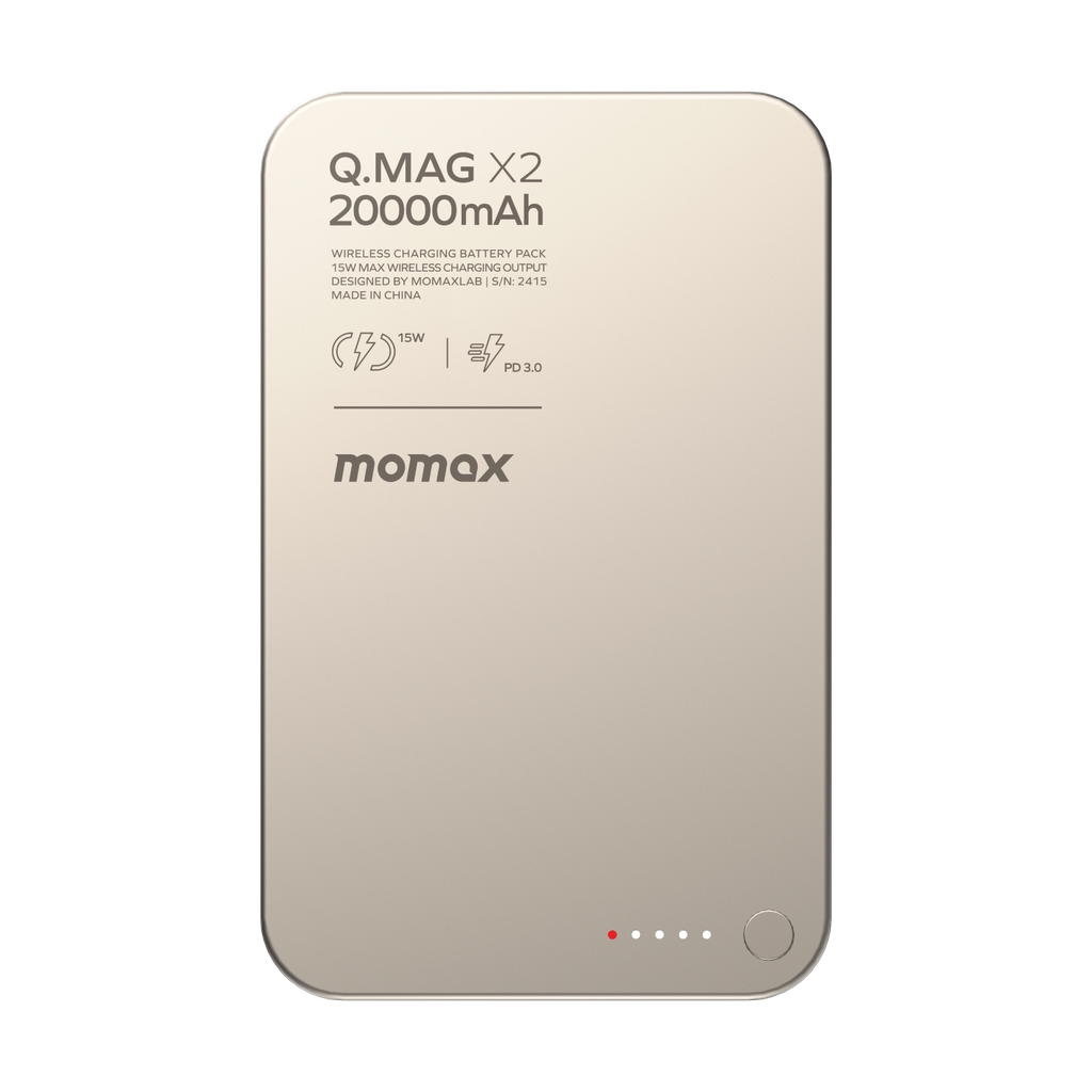 MOMAX Q.MAG X2 20000mAh GEN2 MAGSAFE WIRELESS POWER BANK