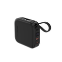 AT THUNDER GO 10000mAh POWER BANK WITH BUILT-IN 2 USB-C CABLES