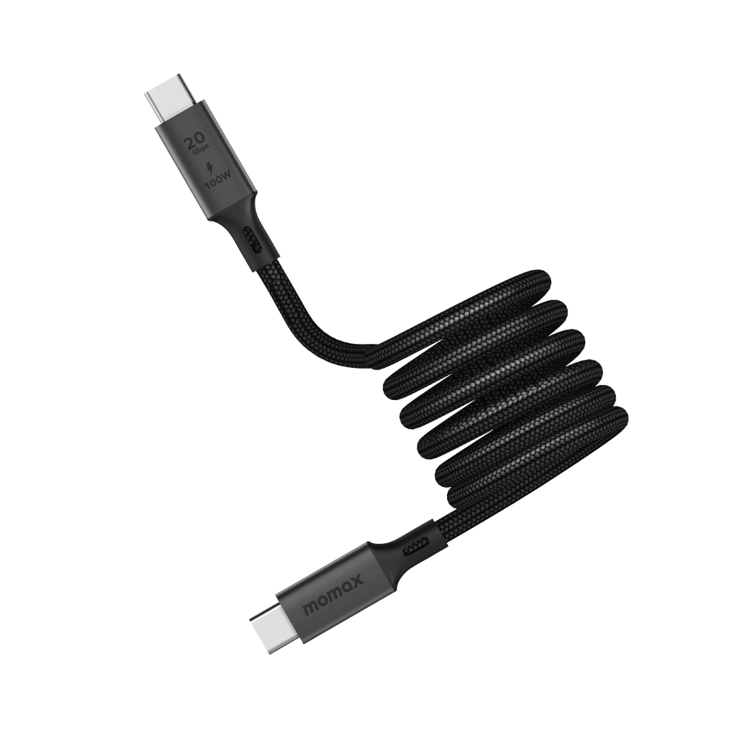 MOMAX ELITE MAG LINK GEN2 100W USB-C TO USB-C MAGNETIC CABLE 1M