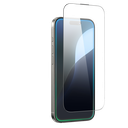 AT IPHONE 16 6.1 2.75D FULLY COVERED DUST FILTER TITAN GLASS CLEAR