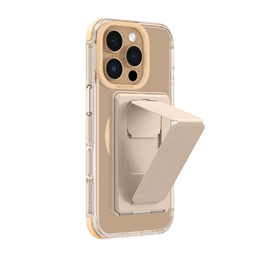 AT OMNI MAGSAFE DROP PROOF CASE WITH STAND FOR IPHONE 16 PRO 6.3