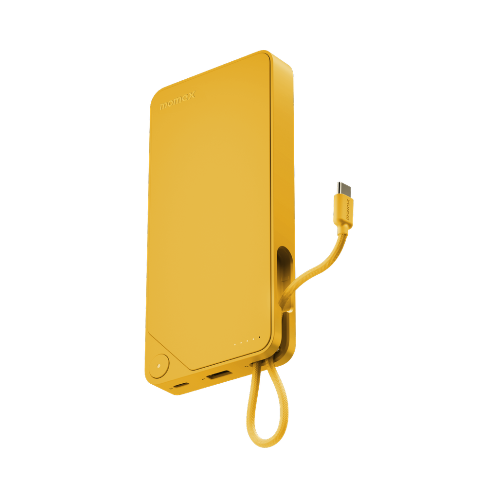 MOMAX 1-POWER X 20000mAh POWER BANK WITH BUILT-IN USB-C CABLE