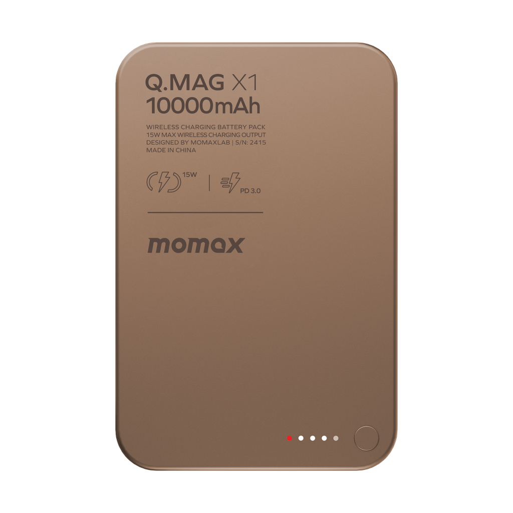 MOMAX Q.MAG X1 10000mAh GEN2 15W MAGSAFE WIRELESS POWER BANK