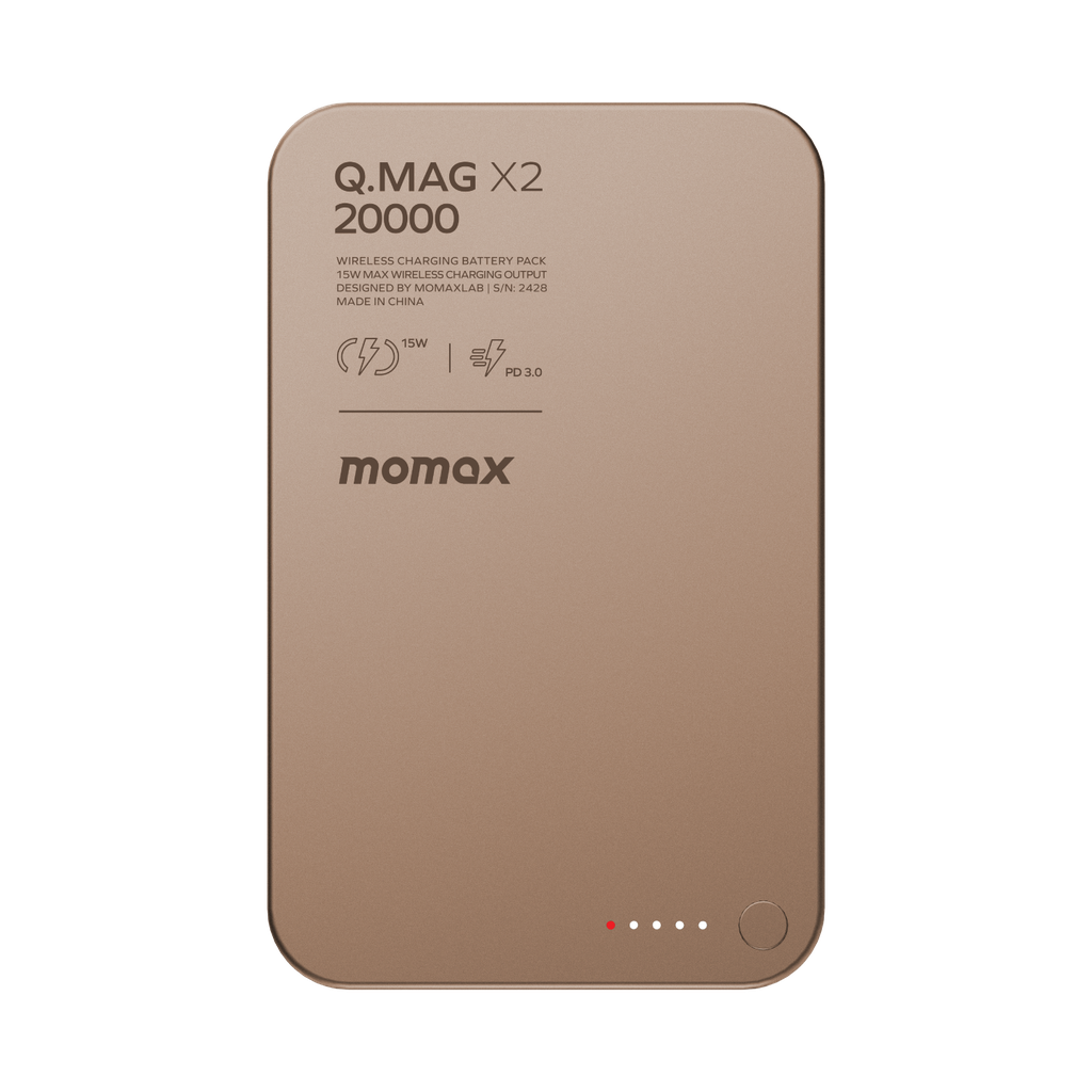 MOMAX Q.MAG X2 20000mAh GEN2 MAGSAFE WIRELESS POWER BANK