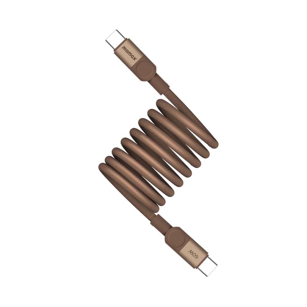 MOMAX MAG LINK 60W USB-C TO USB-C MAGNETIC CABLE 2M