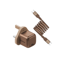 MOMAX 1-CHARGE GAN 30W 1 PORT CHARGER + 60W USB-C TO USB-C MAGNETIC CABLE 1M