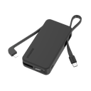 MOMAX 1-POWER VITAL+ 10000mAh POWER BANK WITH BUILT IN USB-C & LIGHTNING CABLE
