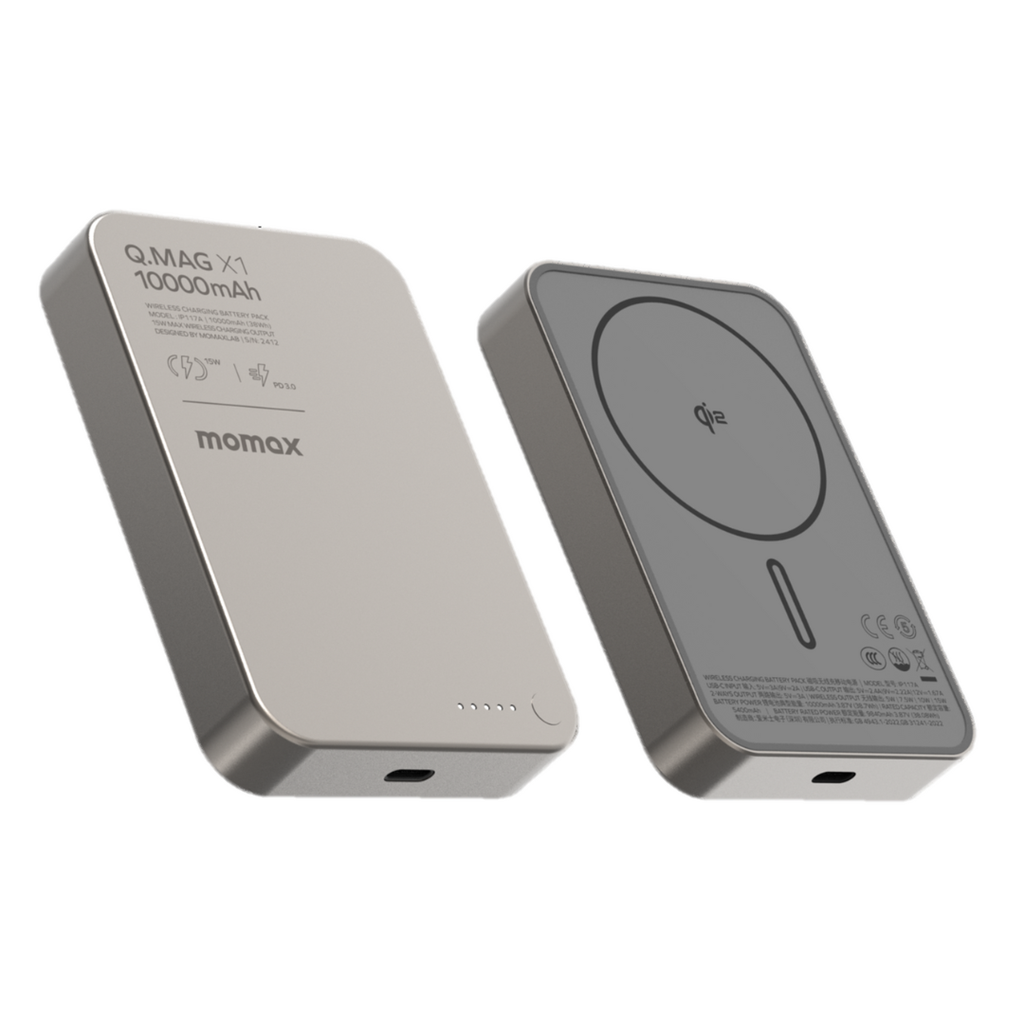 MOMAX Q.MAG X1 QI2 10000mAh GEN2 15W MAGSAFE WIRELESS POWER BANK