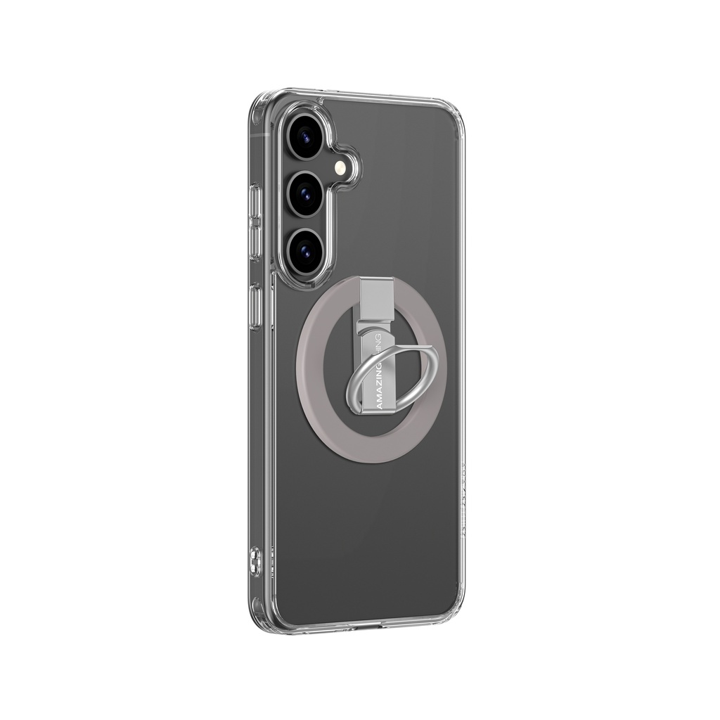 AT MINIMAL MAG GRIP RING SET DROP PROOF CASE FOR SAMSUNG S25 PLUS