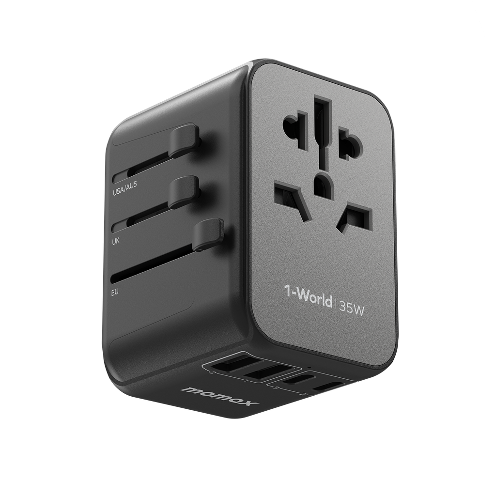 MOMAX 1WORLD PD35W 5 PORTS AC TRAVEL CHARGER
