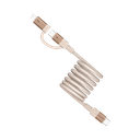 MOMAX MAG LINK USB-C TO C & LIGHTNING MAGNETIC CABLE 1M