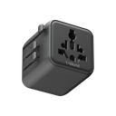 MOMAX 1-WORLD UNIVERSAL TRAVEL ADAPTOR WITH DUAL AC