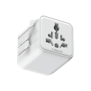 MOMAX 1-WORLD UNIVERSAL TRAVEL ADAPTOR WITH DUAL AC