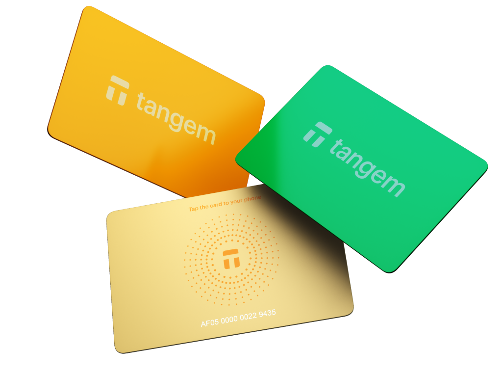 TANGEM CRYPTO HARDWARE WALLET 2.0 (PACK OF 3 CARDS)