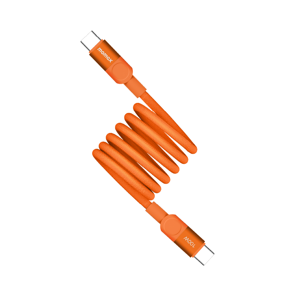 MOMAX MAG LINK 100W USB-C TO USB-C MAGNETIC CABLE 1M