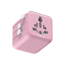 MOMAX 1-WORLD UNIVERSAL TRAVEL ADAPTOR WITH DUAL AC