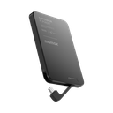 MOMAX 1-POWER F.PASS+ 5000mAh POWER BANK WITH BUILT-IN CABLE & MAGNETIC ATTACHMENT