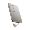 MOMAX 1-POWER F.PASS+ 5000mAh POWER BANK WITH BUILT-IN CABLE & MAGNETIC ATTACHMENT