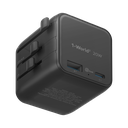 MOMAX 1-WORLD 20W UNIVERSAL 2 PORT TRAVEL ADAPTER