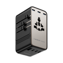 MOMAX 1-WORLD2 205W 7-PORT DUAL AC TRAVEL ADAPTOR