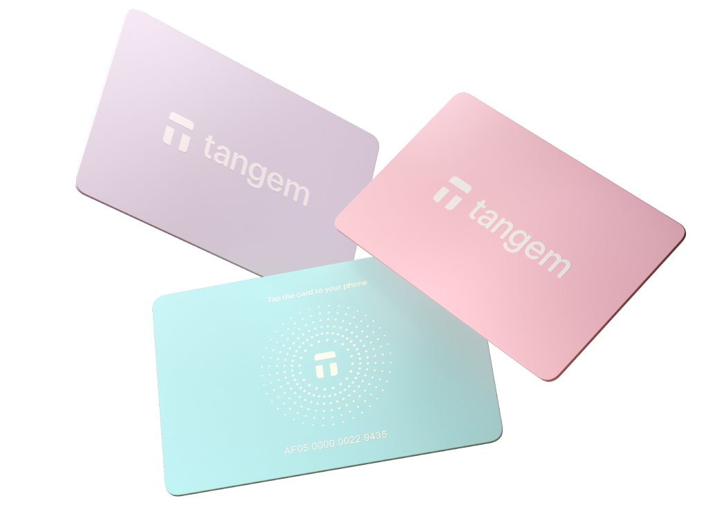 TANGEM CRYPTO HARDWARE WALLET 2.0 (PACK OF 3 CARDS)