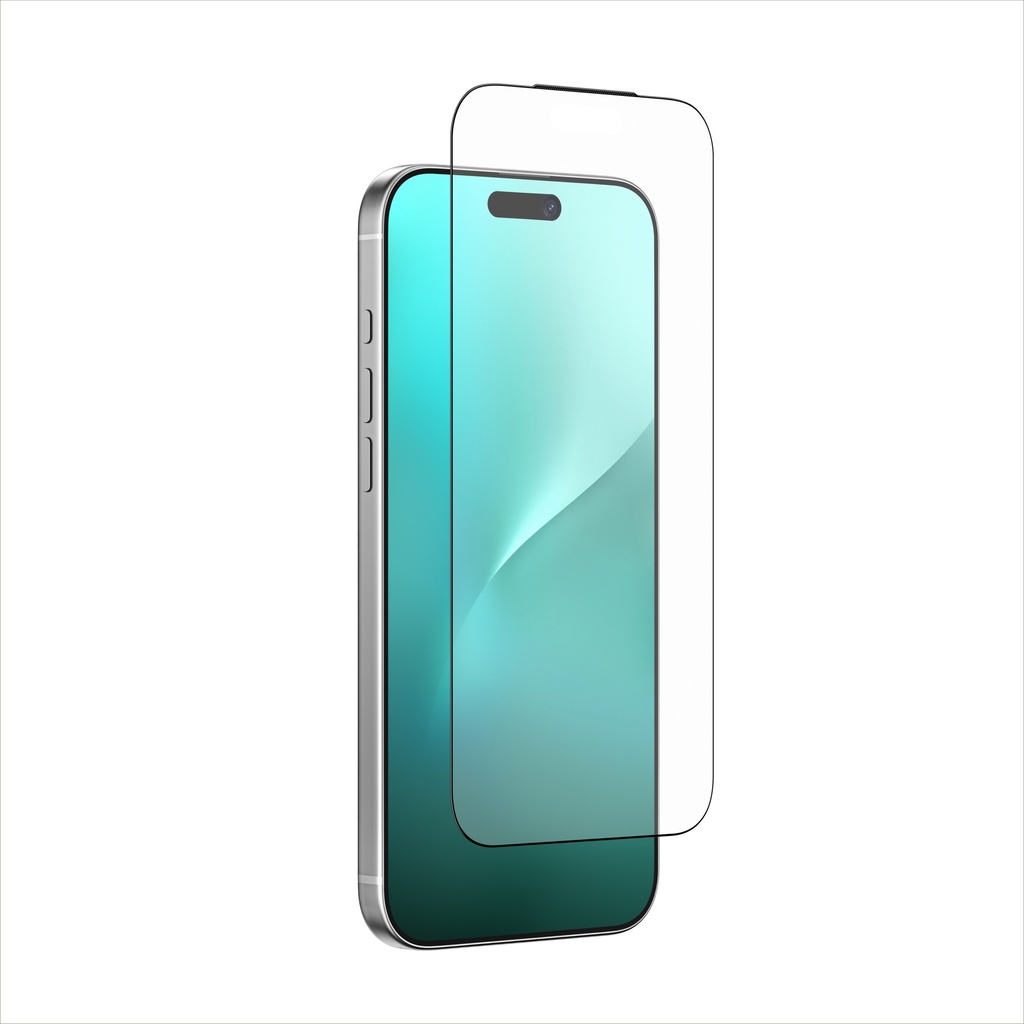 AT IPHONE 17 AIR 6.6 3D FULLY COVERED FUSION DUST FILTER TITAN MATTE GLASS