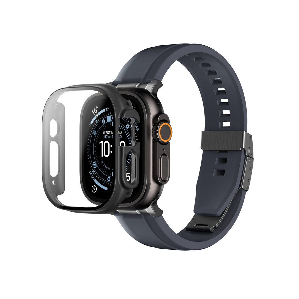 AT RADIX GLASS WITH CASE FOR APPLE WATCH ULTRA 3 49MM