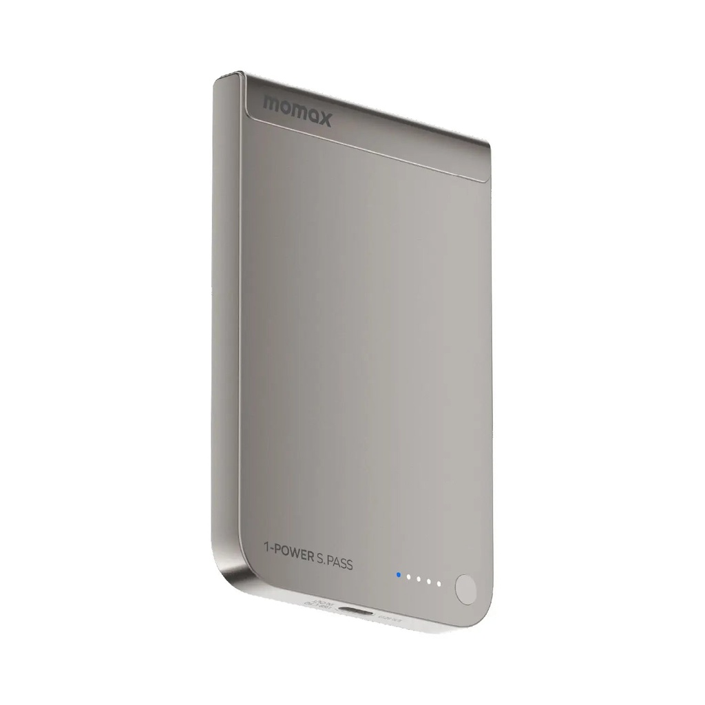 MOMAX 1-POWER S.PASS 5000mAh QI2 MAGNETIC WIRELESS POWER BANK