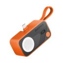 MOMAX 1-POWER X PRO MINI+ 5000mAh INTEGRATED FOLDABLE USB-C PLUG & BUILT-IN USB-C CABLE POWER BANK WITH APPLE WATCH FAST CHARGER