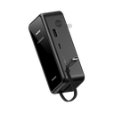 MOMAX 1-PAC⁺10000mAh 3IN1 HYBRID GAN BATTERY PACK WITH BUILT-IN RETRACTABLE CABLE