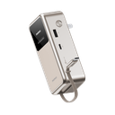 MOMAX 1-PAC⁺10000mAh 3IN1 HYBRID GAN BATTERY PACK WITH BUILT-IN RETRACTABLE CABLE