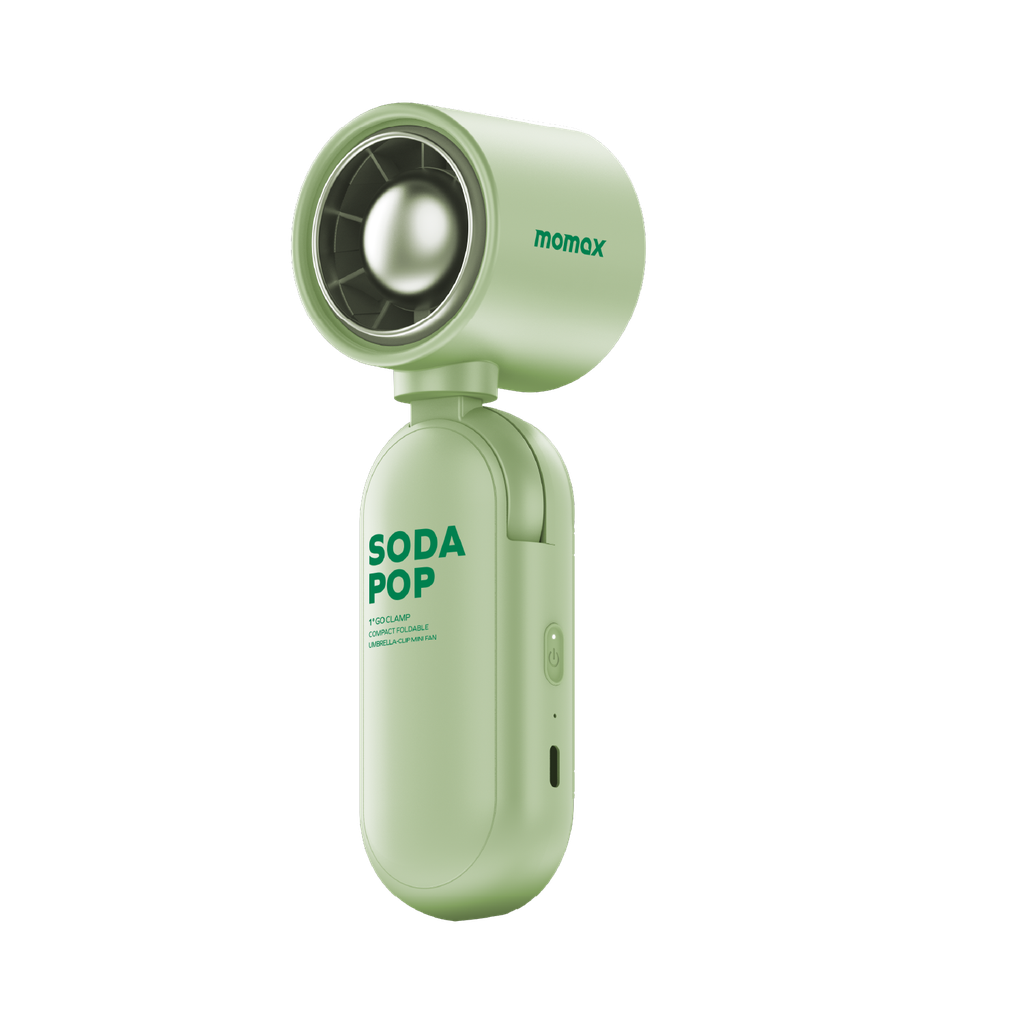 MOMAX 1°GO CLAMP COMPACT FOLDABLE UMBRELLA CLIP MINI FAN